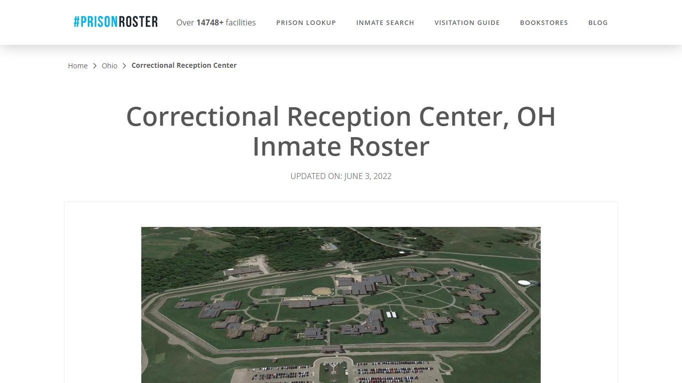 Correctional Reception Center, OH Inmate Roster